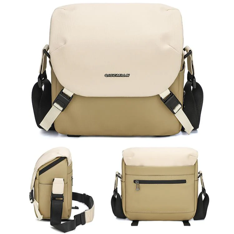 Contrast Color Crossbody Shoulder DSLR Camera Bag, Size:20 x 18 x 10cm S(Green) - Image 2