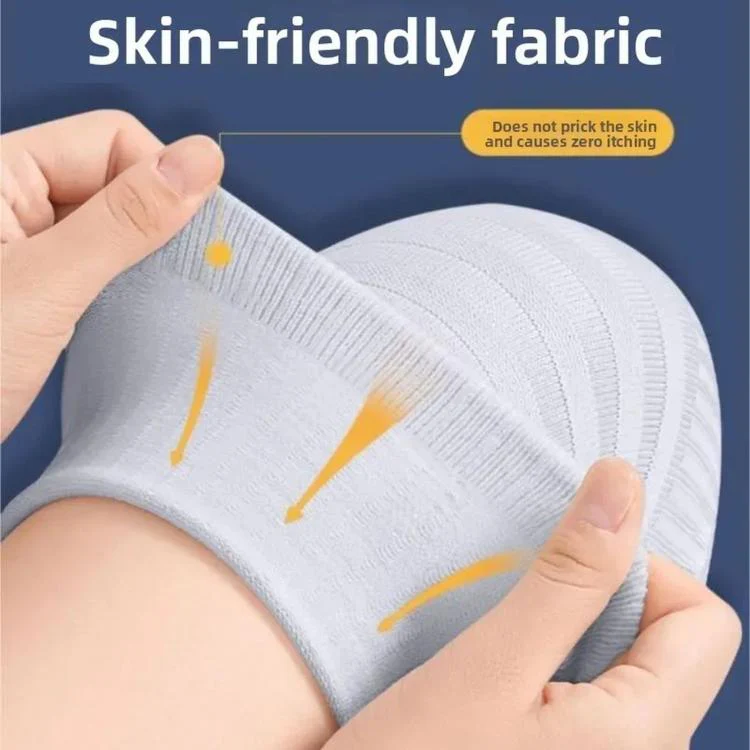 Cotton Knee Pads Breathable Cool Comfortable Non-Slip Thin Summer Knee Pads, Size: M(Short 20cm Blue) - Image 8