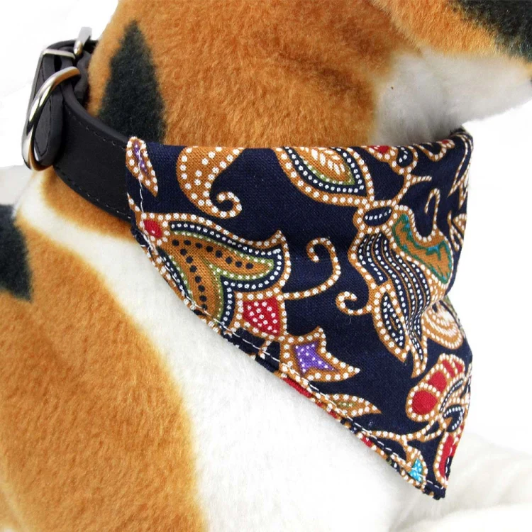 Cotton Pet Bib Cat Headband Dog Saliva Towel, Size:S(Black) - Image 6