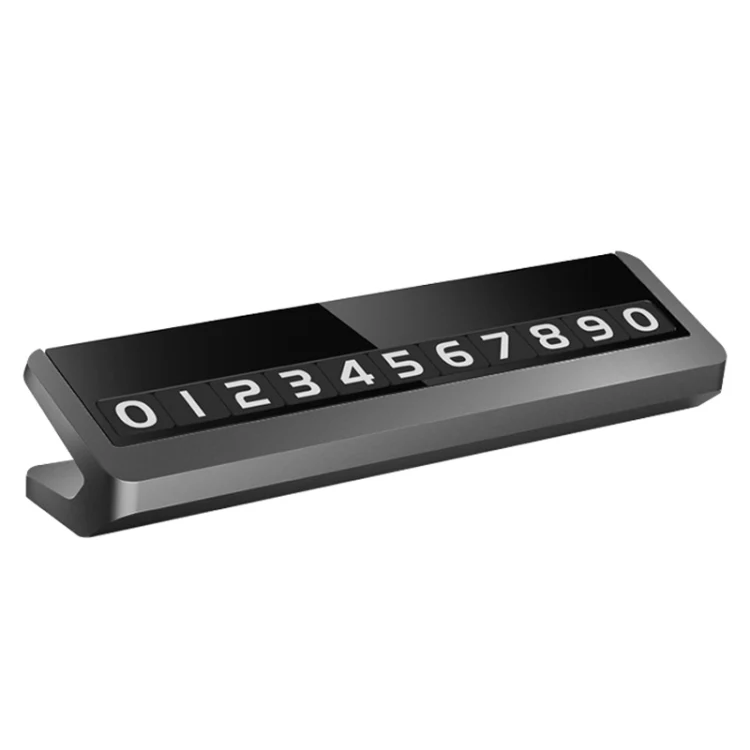 Creative Temporary Parking Card Car Sticker (Grey) - Image 2