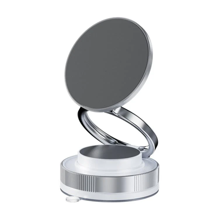 CTT28 Foldable Vacuum Magnetic Suction Cup Phone Holder(White)