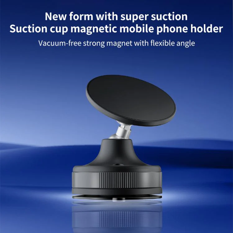 CTT29 Foldable Vacuum Magnetic Suction Cup Phone Holder(Black) - Image 3