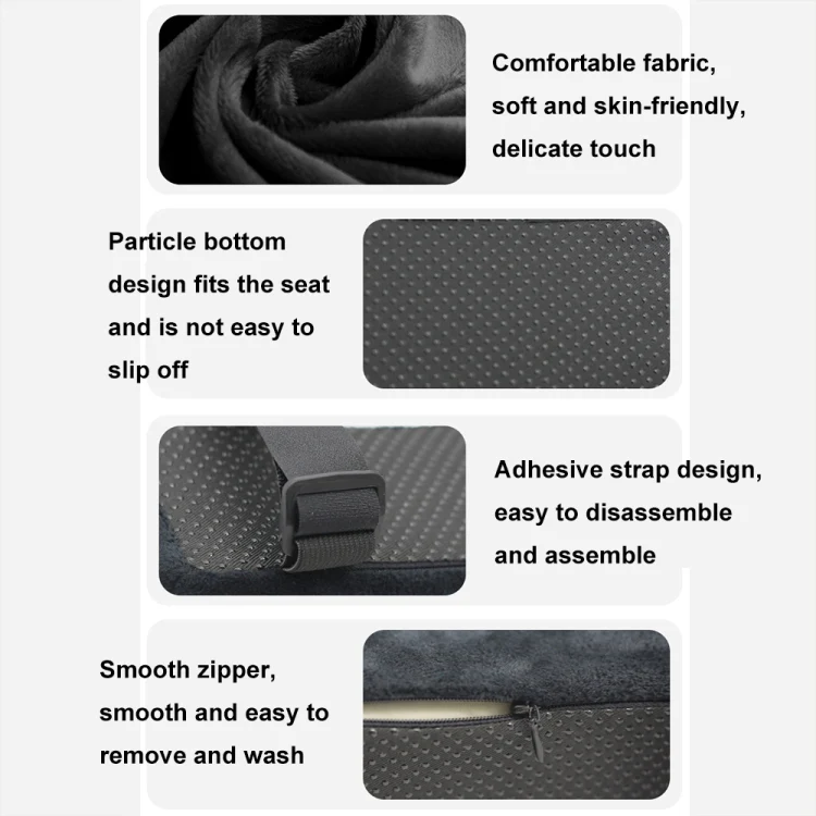 Curve Three-dimensional Support Memory Foam Office Chair Armrest Pad, Color: Gray - Image 8