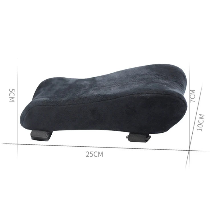 Curve Three-dimensional Support Memory Foam Office Chair Armrest Pad, Color: Grid - Image 3