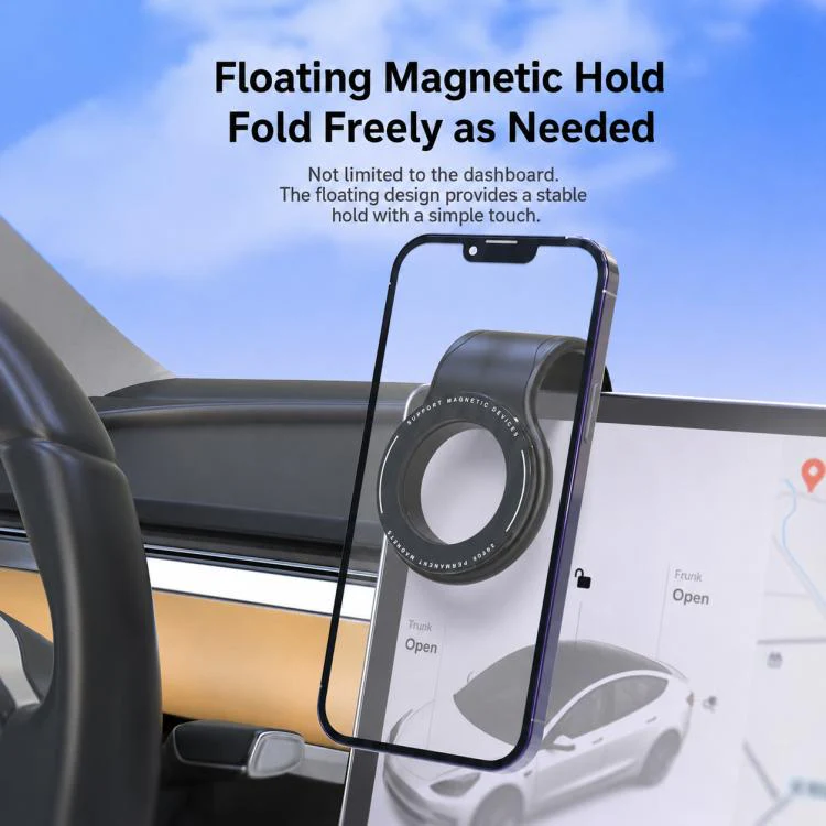 CZ-19 Bendable Magnetic Car Dashboard Phone Mount(Black) - Image 8