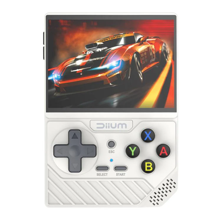 D008 3.5-Inch HD Retro Handheld Game Console With ARM Cortex-A7 800MHz, 1GB RAM & HDMI Output 64G Whitte