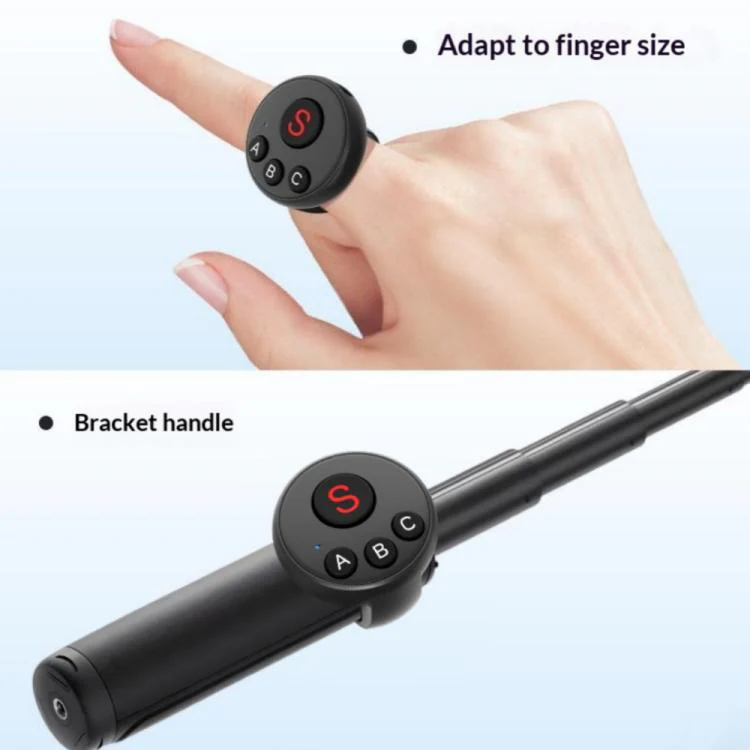 D11 BT Remote Control Ring Wearable Action Camera Controller For DJI Action, GoPro, Insta360 Action Cameras(Black) - Image 10