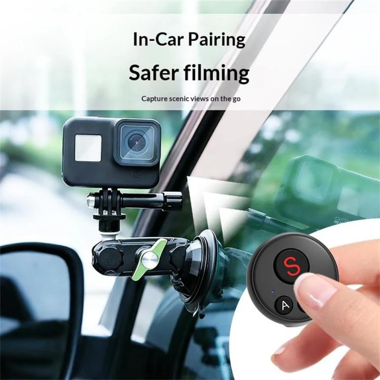 D11 BT Remote Control Ring Wearable Action Camera Controller For DJI Action, GoPro, Insta360 Action Cameras(Black) - Image 4