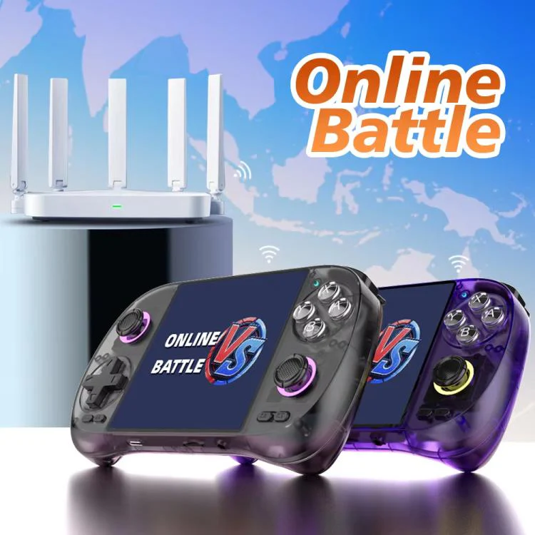 D40Max 4-Inch HD Open-Source Gaming Console With WiFi Android 10 OS, GE8300 CPU 16G+256G(White) - Image 8