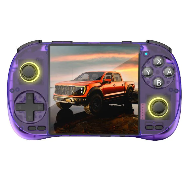 D40Max 4-Inch HD Open-Source Gaming Console With WiFi Android 10 OS, GE8300 CPU 16G+64G(Purple)