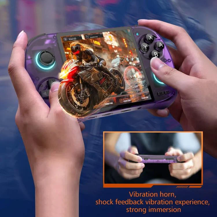 D40Max 4-Inch HD Open-Source Gaming Console With WiFi Android 10 OS, GE8300 CPU 16G+64G(Purple) - Image 9