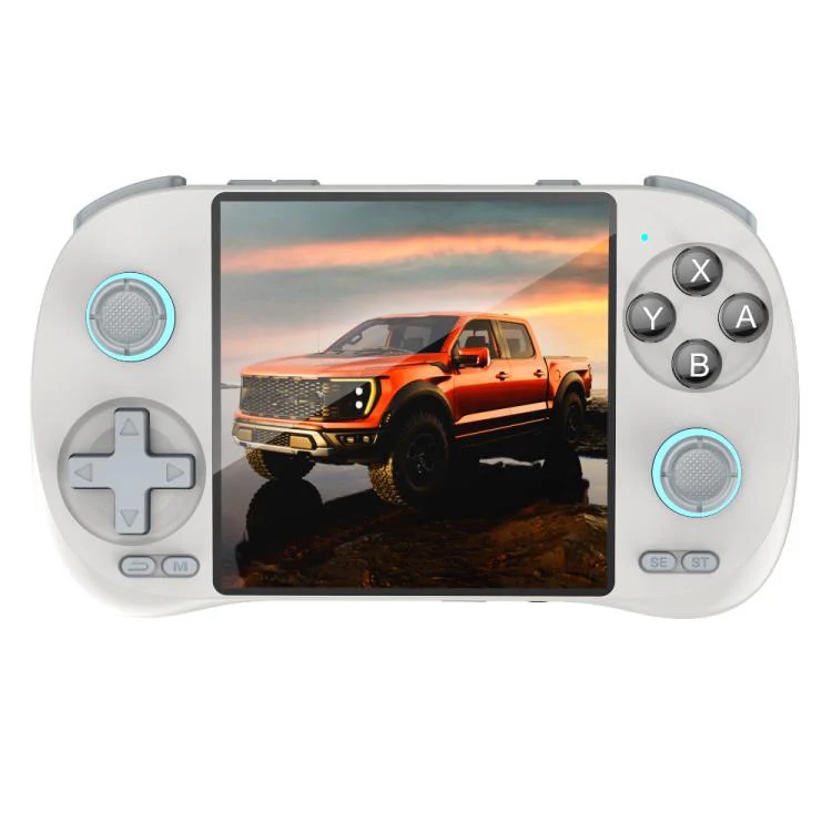 D40Max 4-Inch HD Open-Source Gaming Console With WiFi Android 10 OS, GE8300 CPU 16G+64G(White)