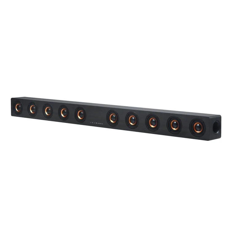 D90 Home Theater Audio Echo Wall Soundbar Subwoofer Bluetooth Audio(Light Grey) - Image 2