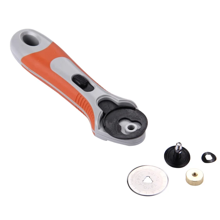 DAFA RC-6 28mm Dia Blade Straight Handle Rotary Cutter with Safeguard - Image 4