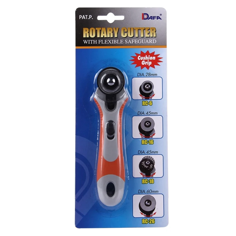 DAFA RC-6 28mm Dia Blade Straight Handle Rotary Cutter with Safeguard - Image 6