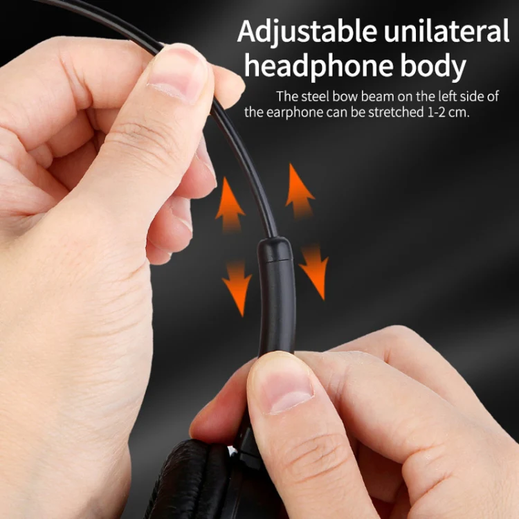 DANYIN BH69 Unilateral Bluetooth Business Talk Headset Customer Service Wireless Voice Wheat(Black) - Image 5