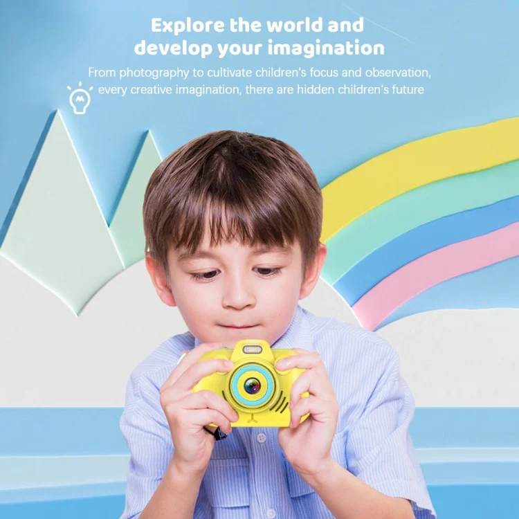 DC502 2.4-Inch 16X Zoom 2.7K Video Recording Children Digital Camera, Color: Blue No Card(AU Plug) - Image 12