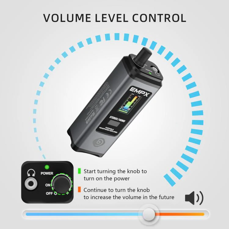DEBRA EMPX Portable Professional Monitor Headphone Amplifier(Grey) - Image 10