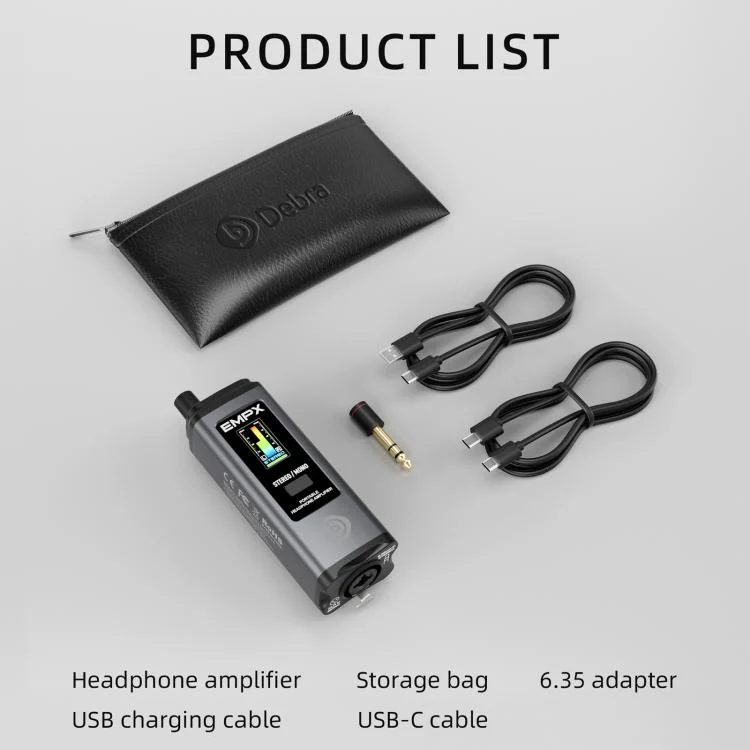 DEBRA EMPX Portable Professional Monitor Headphone Amplifier(Grey) - Image 14
