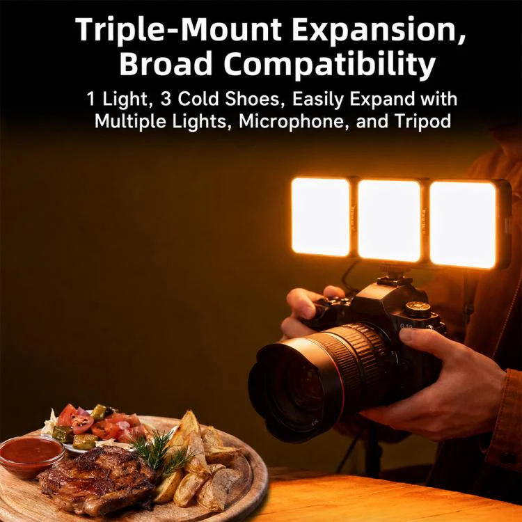 Desiontal iReal-X2 Portable RGB Photography Light (White) - Image 10