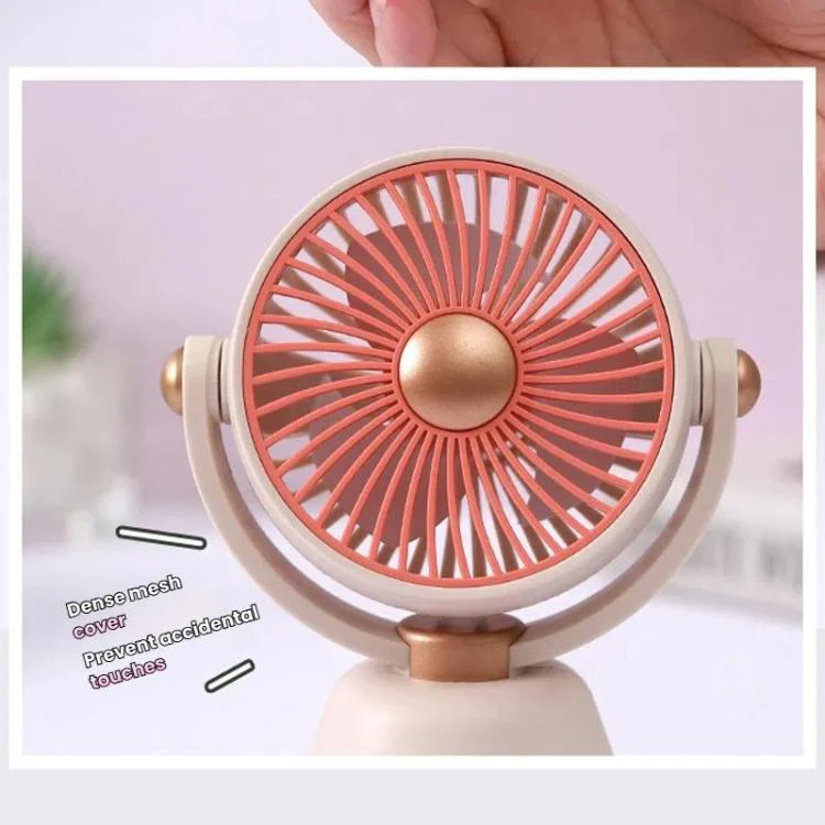 Desktop 100-speed Mini Student Bedroom Fan Portable USB Rechargeable Desktop Small Fan(Green) - Image 10