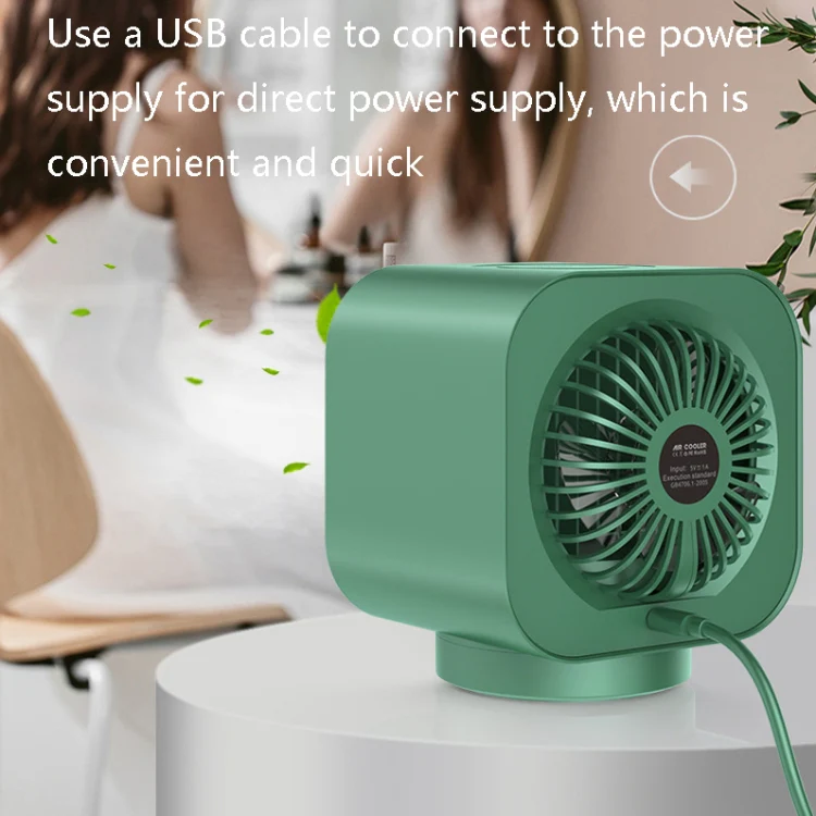 Desktop Cooling Fan USB Portable Office Cold Air Conditioning Fan, Colour: M302 Girl Pink - Image 7