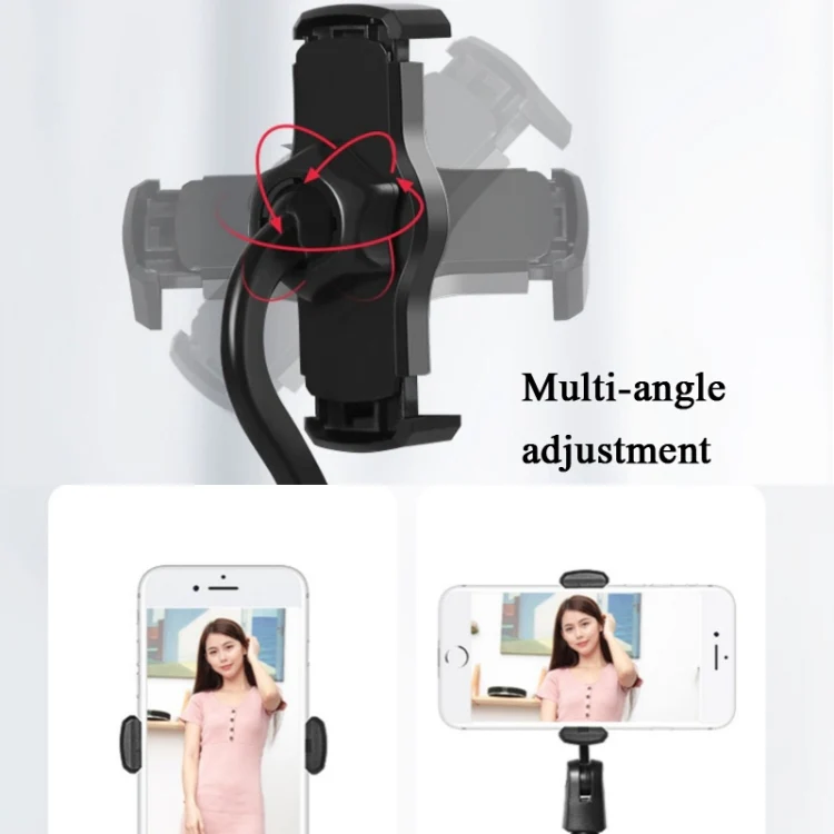 Desktop Stand Mobile Phone Tablet Live Broadcast Stand Telescopic Disc Stand(Pink) - Image 4