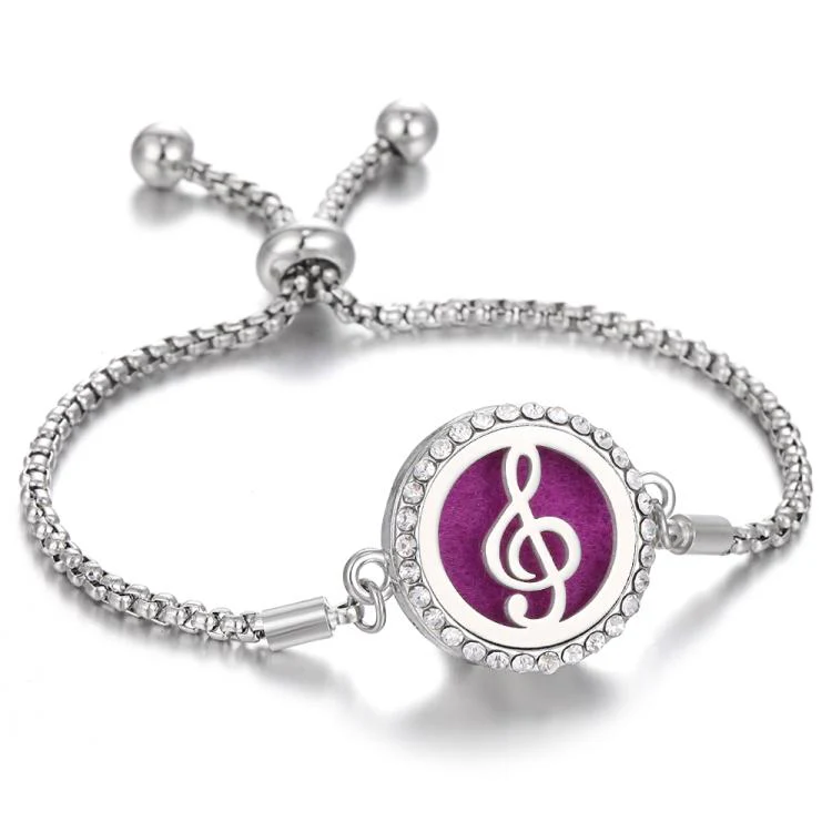 Diamond Hollow Bracelet Removable Perfume Diffuser Bracelet, Color: 16
