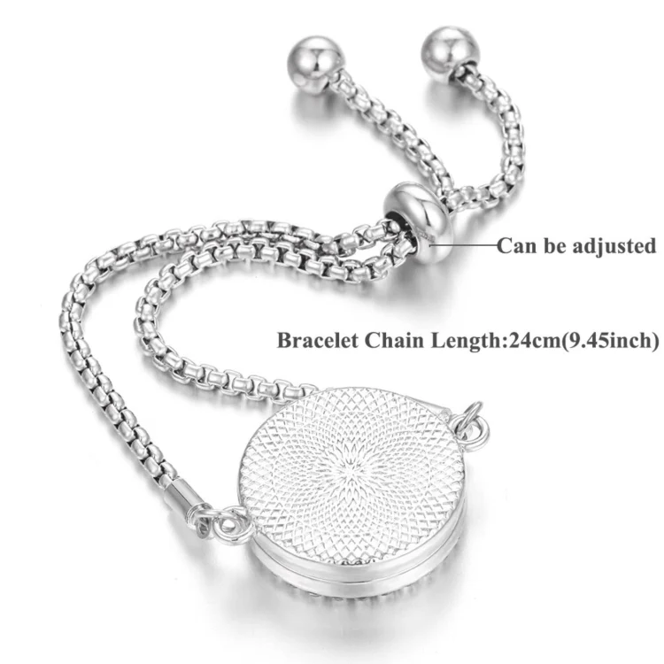 Diamond Hollow Bracelet Removable Perfume Diffuser Bracelet, Color: 19 - Image 5