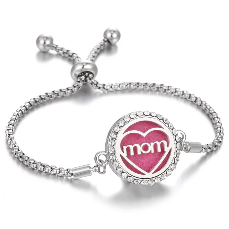 Diamond Hollow Bracelet Removable Perfume Diffuser Bracelet, Color: 22
