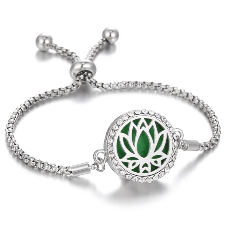 Diamond Hollow Bracelet Removable Perfume Diffuser Bracelet, Color: 24