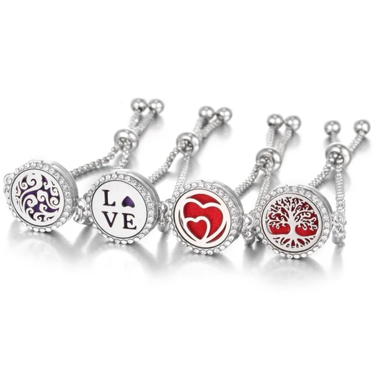 Diamond Hollow Bracelet Removable Perfume Diffuser Bracelet, Color: 5 - Image 7