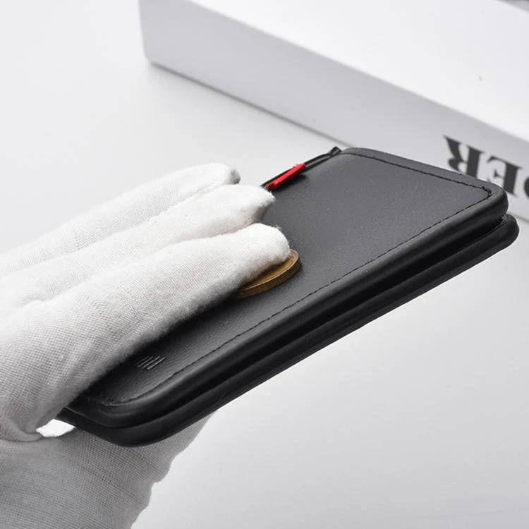 Dibaoleiou K3315 Portable Vertical Men Billfold 2-Fold Large Capacity Wallet & Card Holder(Brown) - Image 2