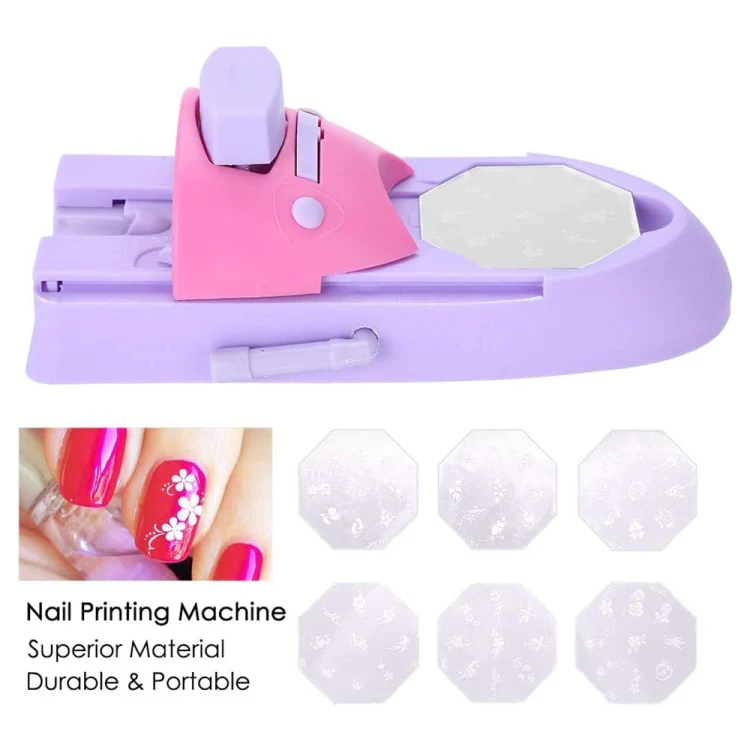 DIY Nail Art Printing Stamp Machine Set - Image 6