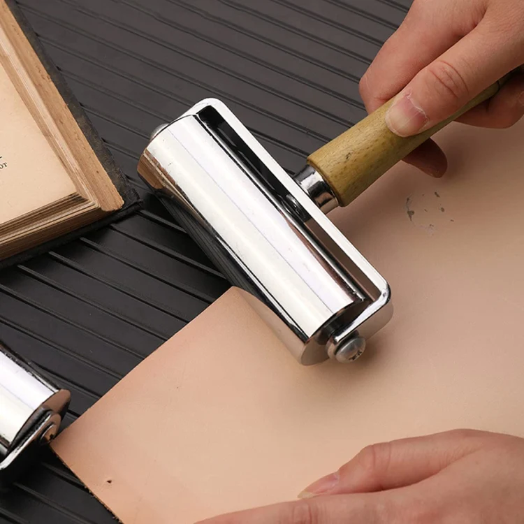 DIY Solid Leather Wdge Roller Tool, Size: 60mm - Image 6