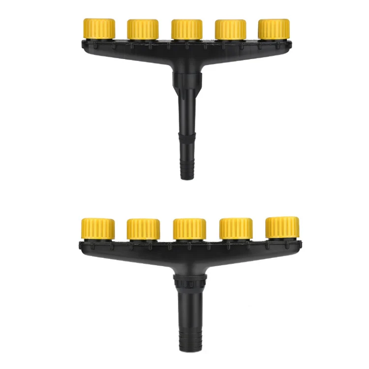 DKSSQ Gardening Watering Sprinkler Nozzle, Specification: 5 Head with 1.5 inch Interface - Image 2