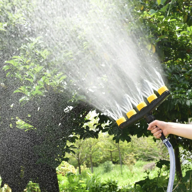DKSSQ Gardening Watering Sprinkler Nozzle, Specification: 5 Head with 1.5 inch Interface - Image 6