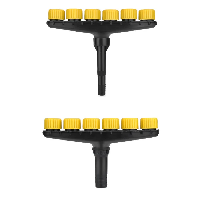 DKSSQ Gardening Watering Sprinkler Nozzle, Specification: 6 Head With 1.5 inch Interface - Image 2