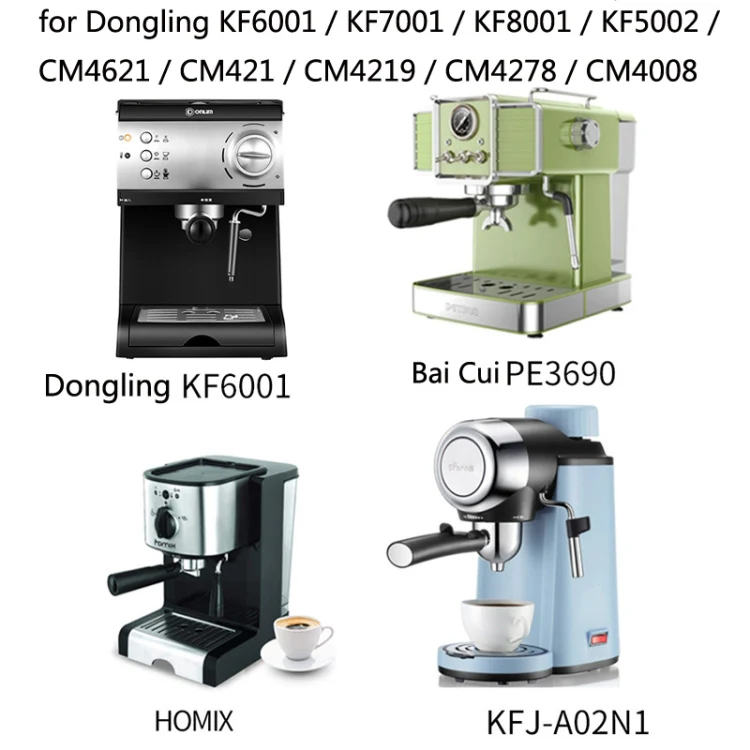 DL-1 Zinc Alloy Coffee Maker Bottomless Handle For Dongling, Style: Red Gem - Image 6