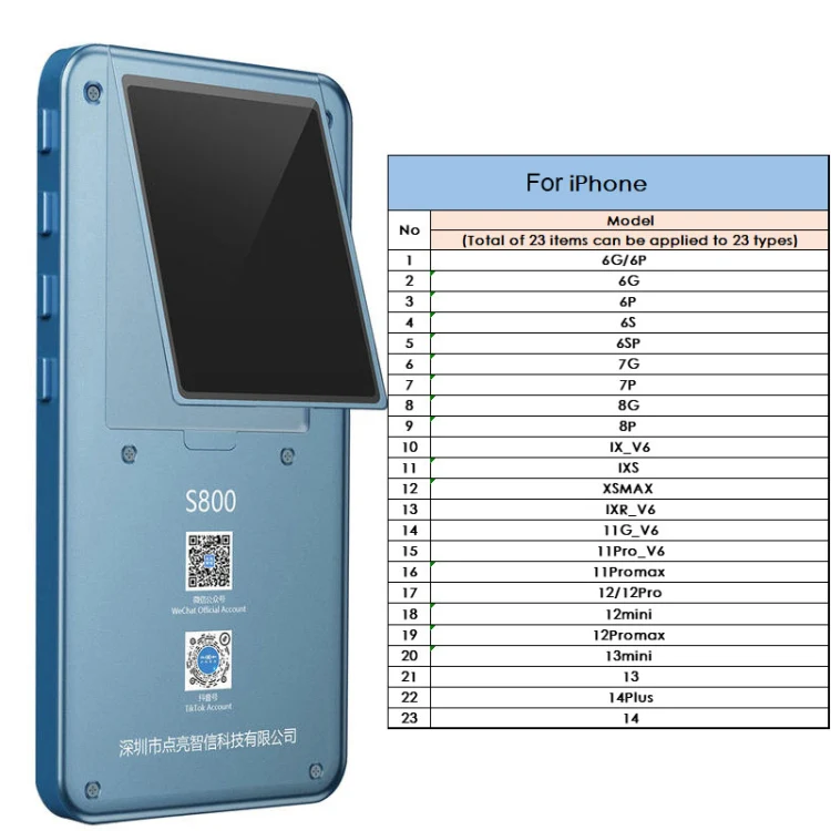 DL S800 Multi-functional LCD Screen True Tone Test Tool - Image 2