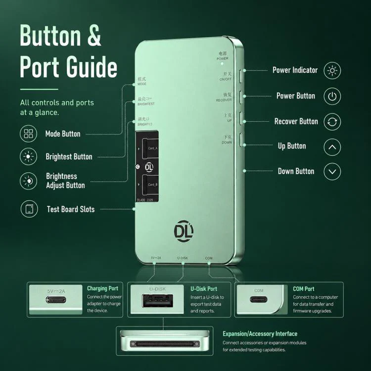 DL400 Pro iTestBox Display Touch Multi-Function Tester Set For Huawei - Image 8