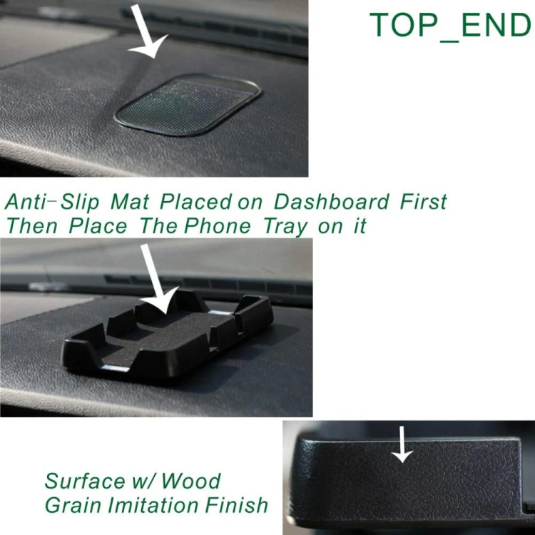 DM-006 Car Mobile Phone Navigation Bracket Instrument Panel Non-slip Storage Box(S) - Image 3