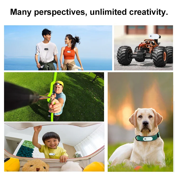 DM-10 Mini Thumb Action Camera with Charging Case (White) - Image 6