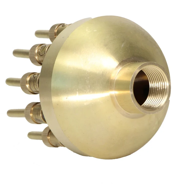 DN50 2 inch Copper Adjustable 3-Layer Flower Nozzle Waterscape Layer Flower Fountain Sprinklers - Image 3