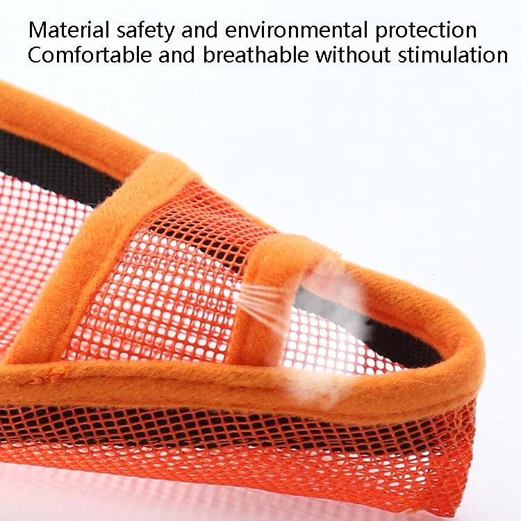 Dog Mouth Cover Anti-Bite Mesh Dog Mouth Cover Medium And Large Dogs Anti-Drop Mask S(Black) - Image 3