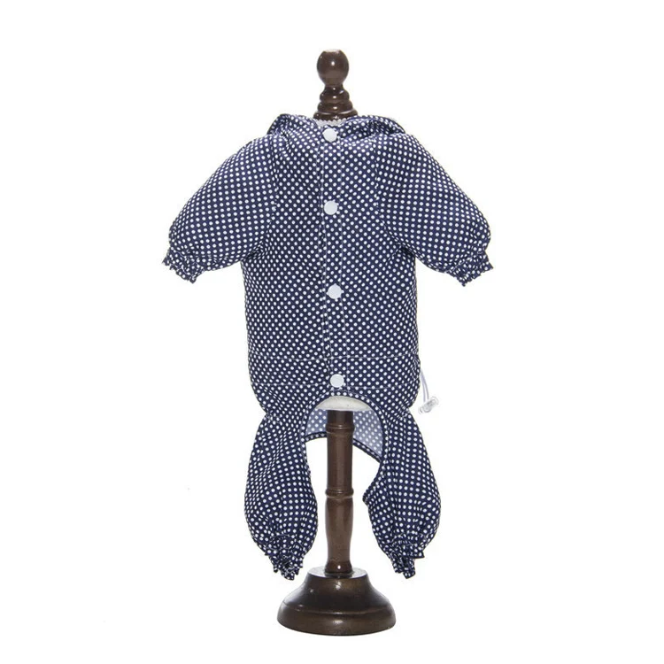 Dog Raincoat Out Four Foot Waterproof Dust Clothes Pet Raincoat, Size: XXXL(Blue) - Image 2
