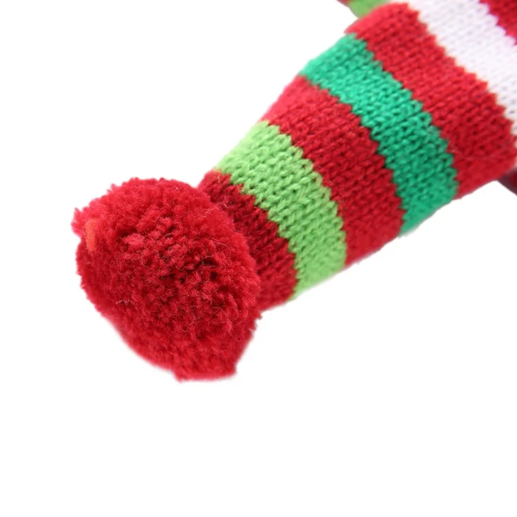 Dog Scarf Christmas Pet Accessories Winter Warmth Pet Scarf, Size: XL(Red and Green Stripes) - Image 6