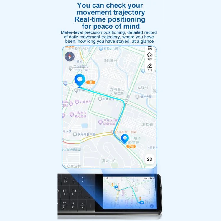 DOOV R17 / F22 Keypad Phone, 3GB+32GB, 2.8 inch Android 13 Mediatek MT6762 Octa Core, Network: 4G (White) - Image 8