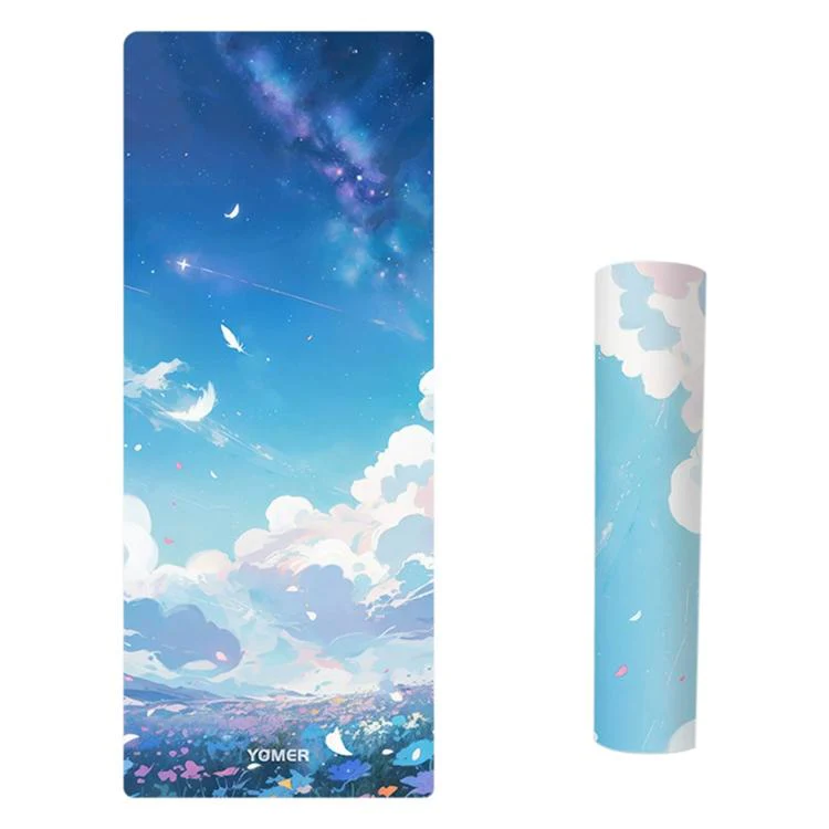 Double-Sided Anti-Slip Texture Thickened Soundproof Yoga Mat(Mirror of the Sky)