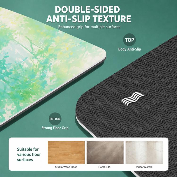 Double-Sided Anti-Slip Texture Thickened Soundproof Yoga Mat(Mirror of the Sky) - Image 4